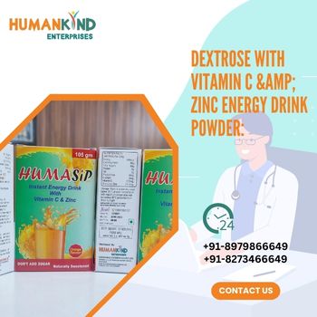 Uses of Dextrose with Vitamin C & Zinc energy drink powder