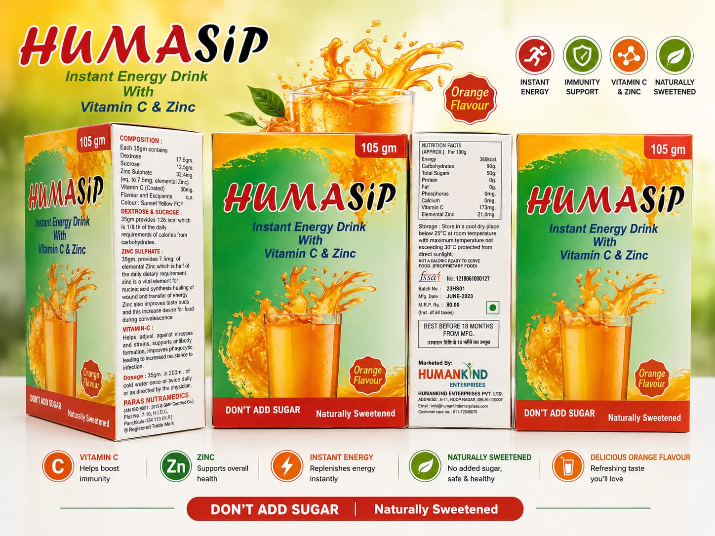 HUMASIP ENERGY DRINK